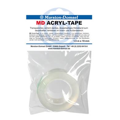 Marston Domsel MD Acryl Tape transparent Rolle 19mmx1,5m VE= 14Stk