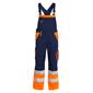 Engel Latzhose mit Reflexionstreifen, Größe: 32, Farbe: Marine/Orange
