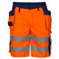 Engel Short mit Holstertaschen und  Reflexionstreifen, Größe: 36, Farbe: Orange/Marine