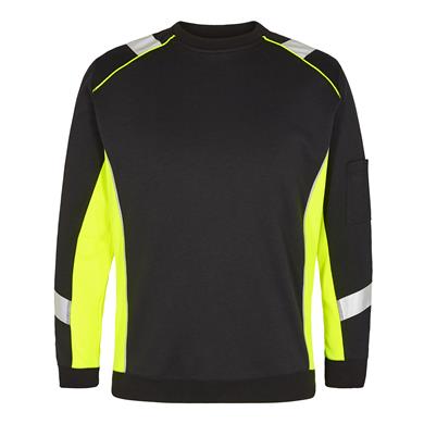 Engel Sweatshirt, Größe: XS, Farbe: Schwarz/Gelb