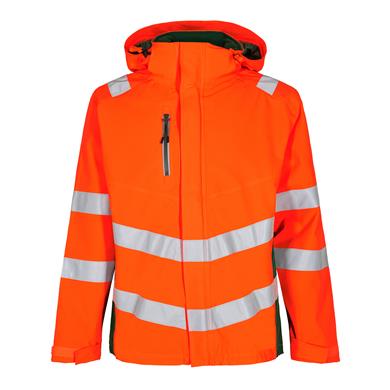 Engel Shell Jacke, Größe: XS, Farbe: Orange/Grün