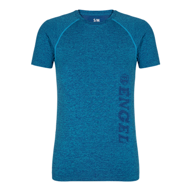 Engel T-Shirt, Größe: S/M, Farbe: Türkis Blau Melange