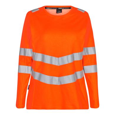 Engel Damen T-shirt L/S, Größe: XS, Farbe: Orange