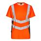 Engel T-Shirt S/S, Größe: L, Farbe: Orange/Anthrazitgrau