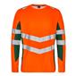 Engel Langarm-Shirt, Größe: XS, Farbe: Orange/Grün