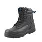 Bata Schnürstiefel Longreach Black Zip, Größe:43, Weite:XW