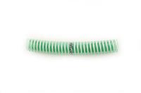 PVC mit Kunststoffspirale, grün-transparent