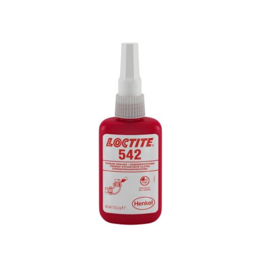 LOCTITE 542, 50ml Flasche, Farbe: Braun Loctite Gewindedichtung/ Hydraulikdichtung, mittelfest 