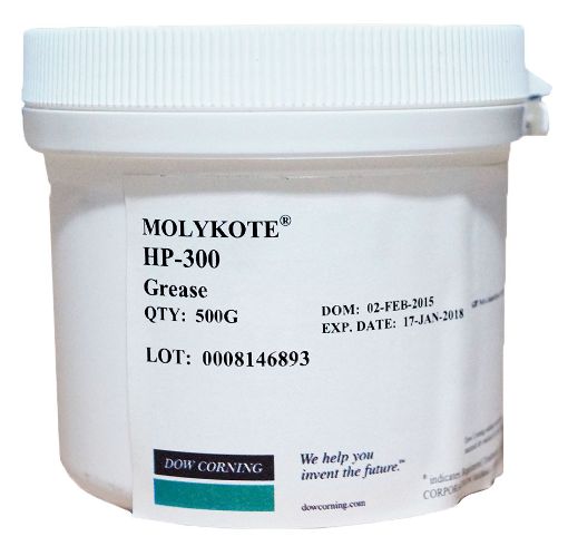 Molykote HP-300, 500ml Gebinde Schmierfett für aggressive Medien und extreme Bedingungen  