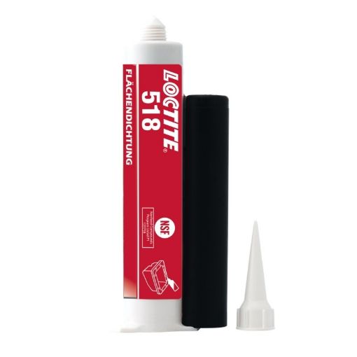 LOCTITE 518, 50ml Kartusche, Farbe: Rot Loctite Flächendichtung, mittelfest 