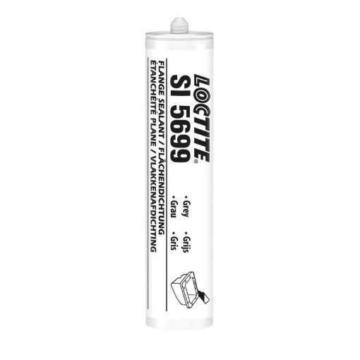 LOCTITE SI 5699, 300ml Kartusche, Farbe: Grau 1K Flächendichtung Silikon, Kühlwasser beständig 