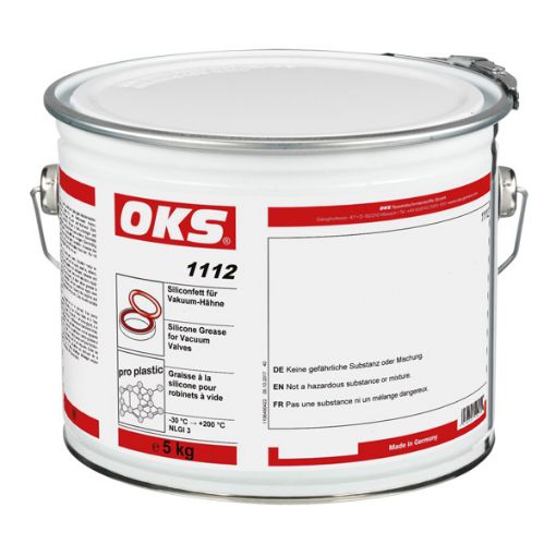 OKS 1112, 5kg Hobbock Silikonfett für Vakuum-Hähne  