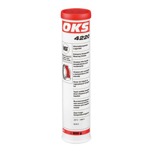 OKS 4220, 800g Kartusche Höchsttemperatur-Lagerfett  