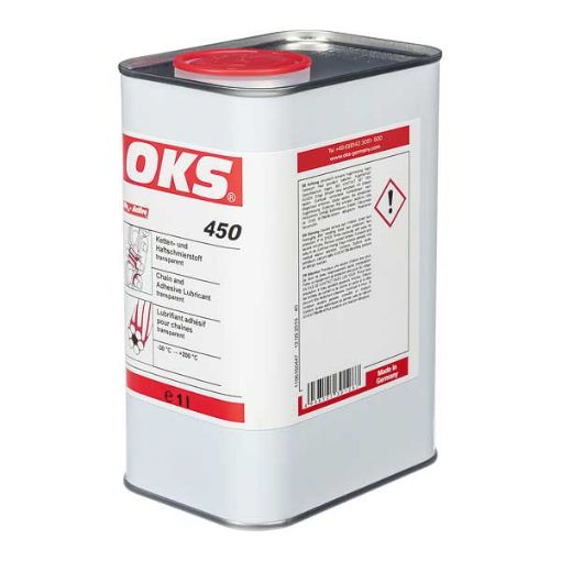 OKS 450, 1L Flasche Ketten- und Haftschmierstoff, transparent  