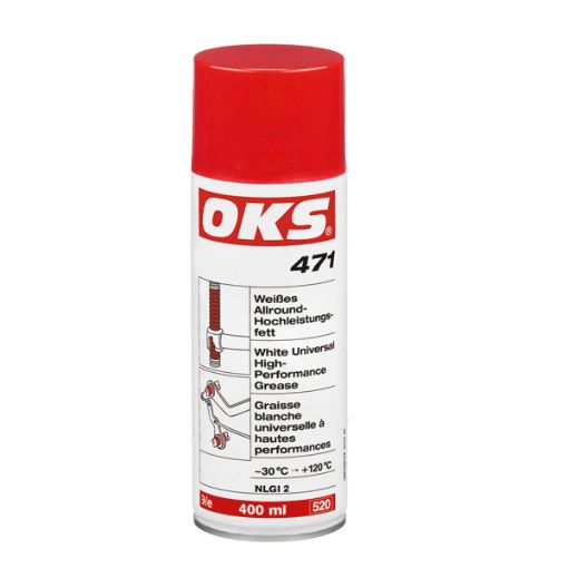 OKS 471, 400ml Spraydose Weißes Allround-Hochleistungsfett, Spray  