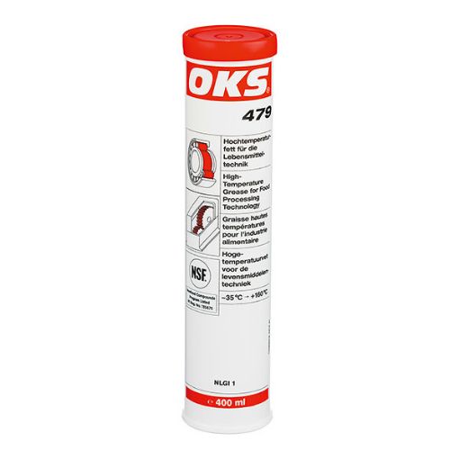 OKS 479, 400ml Kartusche Hochtemperaturfett für die Lebensmitteltechnik  