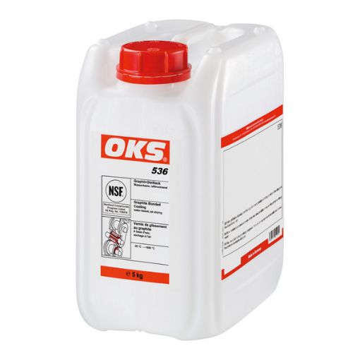OKS 536, 5kg Kanister Graphit-Gleitlack, Wasserbasis, lufttrocknend  