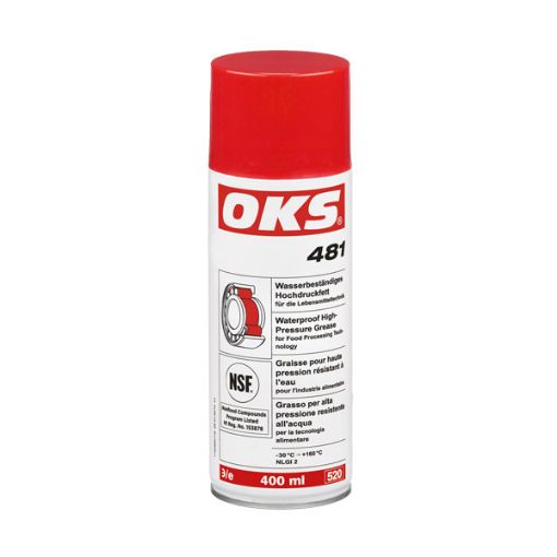 OKS 481, 400ml Spraydose Wasserbeständiges Hochdruckfett für die Lebensmitteltechnik, Spray  