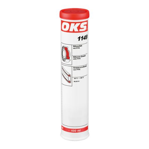 OKS 1149, 400ml Kartusche Silikonfett mit PTFE  