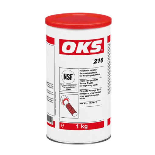 OKS 210, 1kg Dose Hochtemperatur-Schraubenpaste, für hochlegierte Stähle  