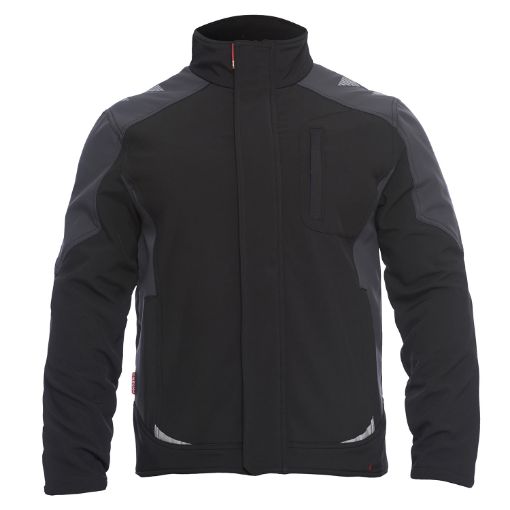 Engel Softshell-Jacke, Größe: 3XL, Farbe: Schwarz/Anthrazitgrau 8810-229-2079  