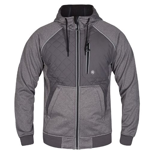 Engel Softshell-Jacke mit Kapuze, Größe: M, Farbe: Anthrazitgrau 1361-207-79  