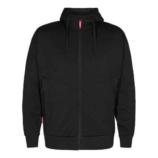 Engel Sweatshirt mit Kapuze, Größe: 3XL, Farbe: Schwarz 8023-233-20  