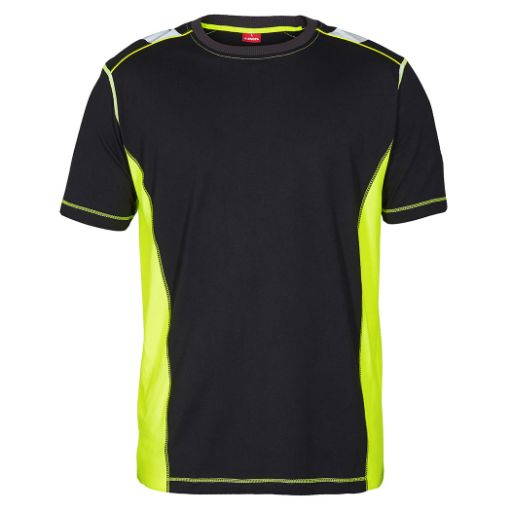 Engel T-Shirt, Größe: 2XL, Farbe: Schwarz/Gelb 9870-258-2038  
