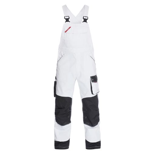 Engel Latzhose, Größe: 98, Farbe: Weiss/Anthrazitgrau 3810-254-379  