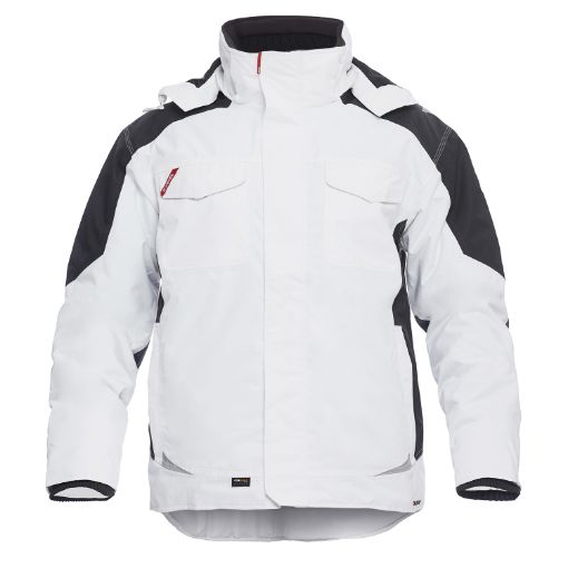 Engel Winterjacke, Größe: M, Farbe: Weiss/Anthrazitgrau 1410-354-379  