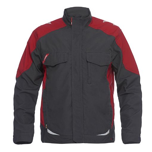 Engel Arbeitsjacke, Größe: XL, Farbe: Anthrazitgrau/Tomatenrot 1810-254-79757  