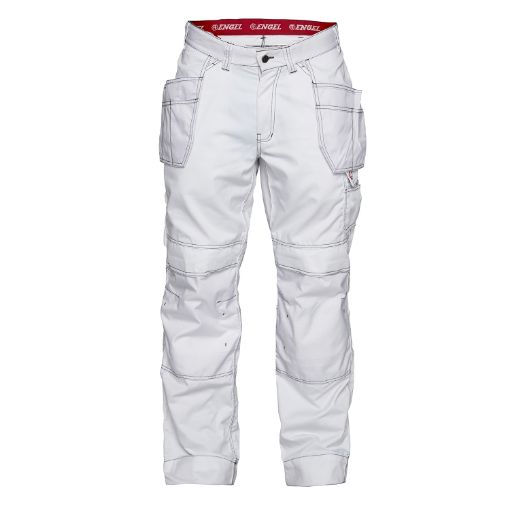 Engel Handwerkerhose mit Holstertaschen, Größe: 70, Farbe: Weiss 2761-630-3  