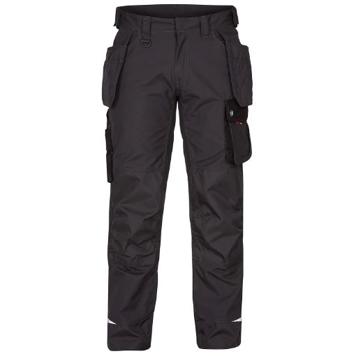 Engel Arbeitshose mit Holstertaschen, Größe: 64, Farbe: Anthrazitgrau/Schwarz 2811-254-7920  