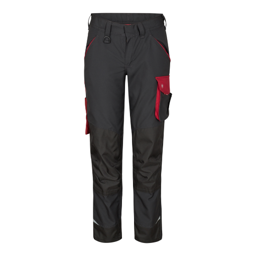 Engel Damenbundhose, Größe: 38, Farbe: Anthrazitgrau/Tomatenrot 2815-254-79757  