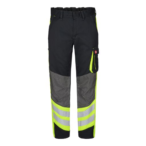 Engel Arbeitshose mit Reflexionstreifen, Größe: 98, Farbe: Schwarz/Gelb 2870-217-2038  