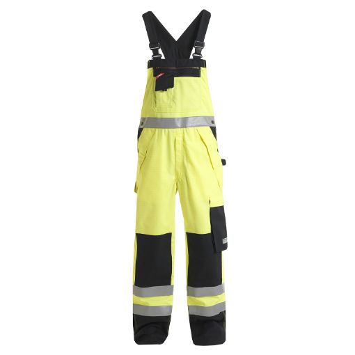 Engel Latzhose mit Reflexionstreifen, Größe: 27, Farbe: Gelb/Schwarz 3235-825-3820  