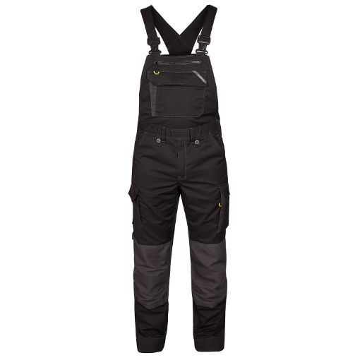 Engel Latzhose mit Stretch, Größe: 44, Farbe: Schwarz/Anthrazitgrau 3362-740-2079  