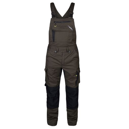 Engel Latzhose mit Stretch, Größe: 46, Farbe: Forest Green/Schwarz 3362-740-5320  