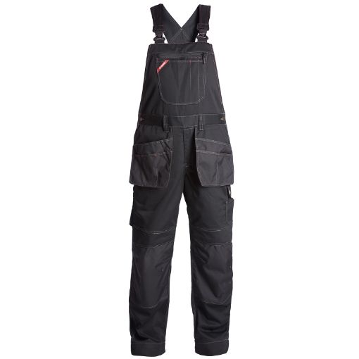 Engel Latzhose mit Holstertaschen, Größe: 56, Farbe: Schwarz 3761-630-20  