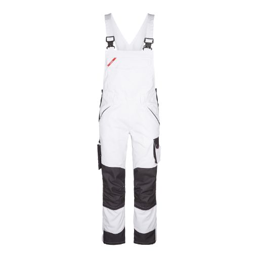 Engel Latzhose, Größe: 46, Farbe: Weiss/Anthrazitgrau 3815-254-379  