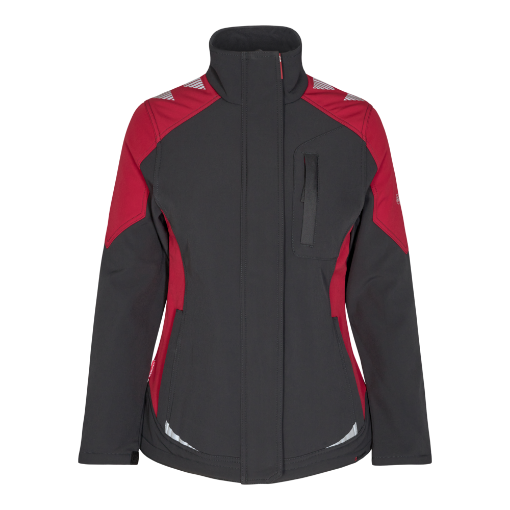 Engel Softshell-Jacke, Größe: XS, Farbe: Anthrazitgrau/Tomato Red 8815-229-79757  