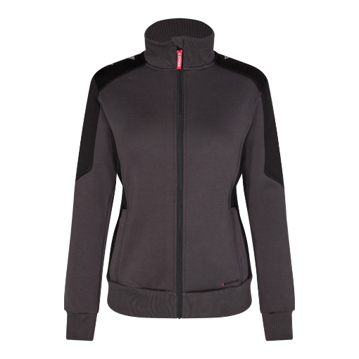 Engel Sweat Cardigan, Größe: L, Farbe: Anthrazitgrau/Schwarz 8825-233-7920  