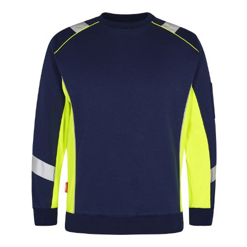 Engel Sweatshirt, Größe: XL, Farbe: Blue Ink/Gelb 8871-257-16538  