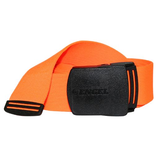 Engel Gürtel mit Plastikschnalle, Größe: 130 cm, Farbe: Orange 9005-2-10  