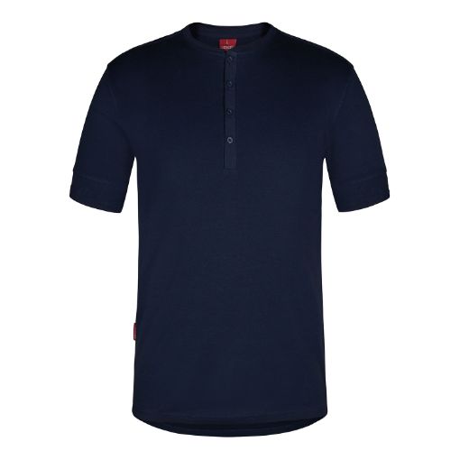 Engel Grandad kurzarm Shirt, Größe: XL, Farbe: Blue Ink 9256-565-165  