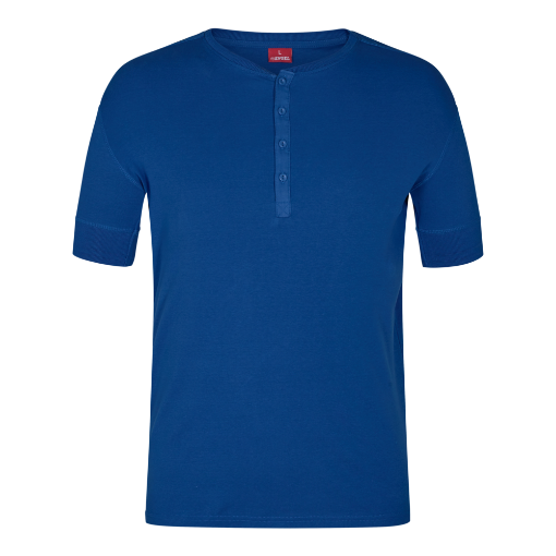 Engel Grandad kurzarm Shirt, Größe: 4XL, Farbe: Surfer Blue 9256-565-737  