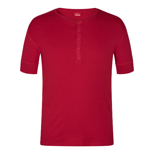 Engel Grandad kurzarm Shirt, Größe: 4XL, Farbe: Tomatenrot 9256-565-757  