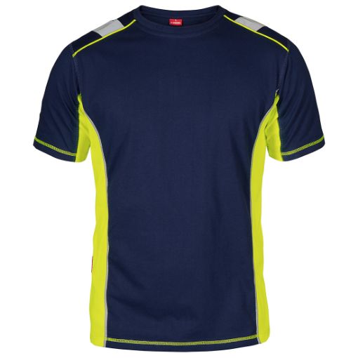 Engel T-Shirt, Größe: M, Farbe: Blue Ink/Gelb 9870-258-16538  