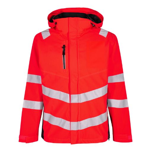 Engel Shell Jacke, Größe: XL, Farbe: Rot/Schwarz 1146-930-4720  