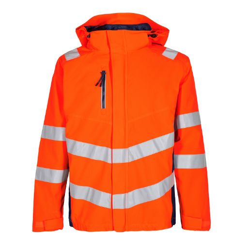 Engel Shell Jacke, Größe: 2XL, Farbe: Orange/Blue Ink 1146-930-10165  